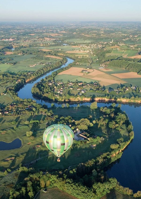 Atmosph'Air montgolfière sur la rivière Tarn